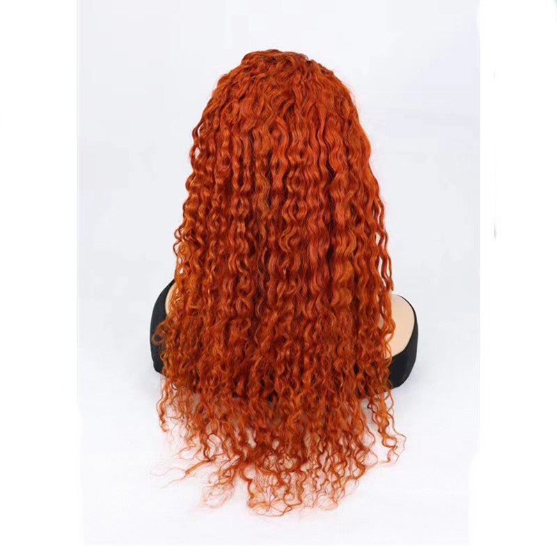 Ginger Water Wave Frontal Wig