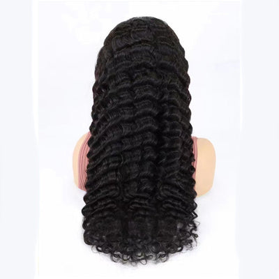 Deep Curly 13x4 Frontal Wig Human Hair