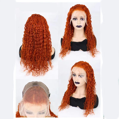 Ginger Water Wave Frontal Wig